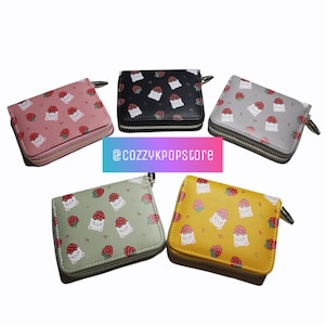 Monedero lindo de la fresa de la cartera de la fresa