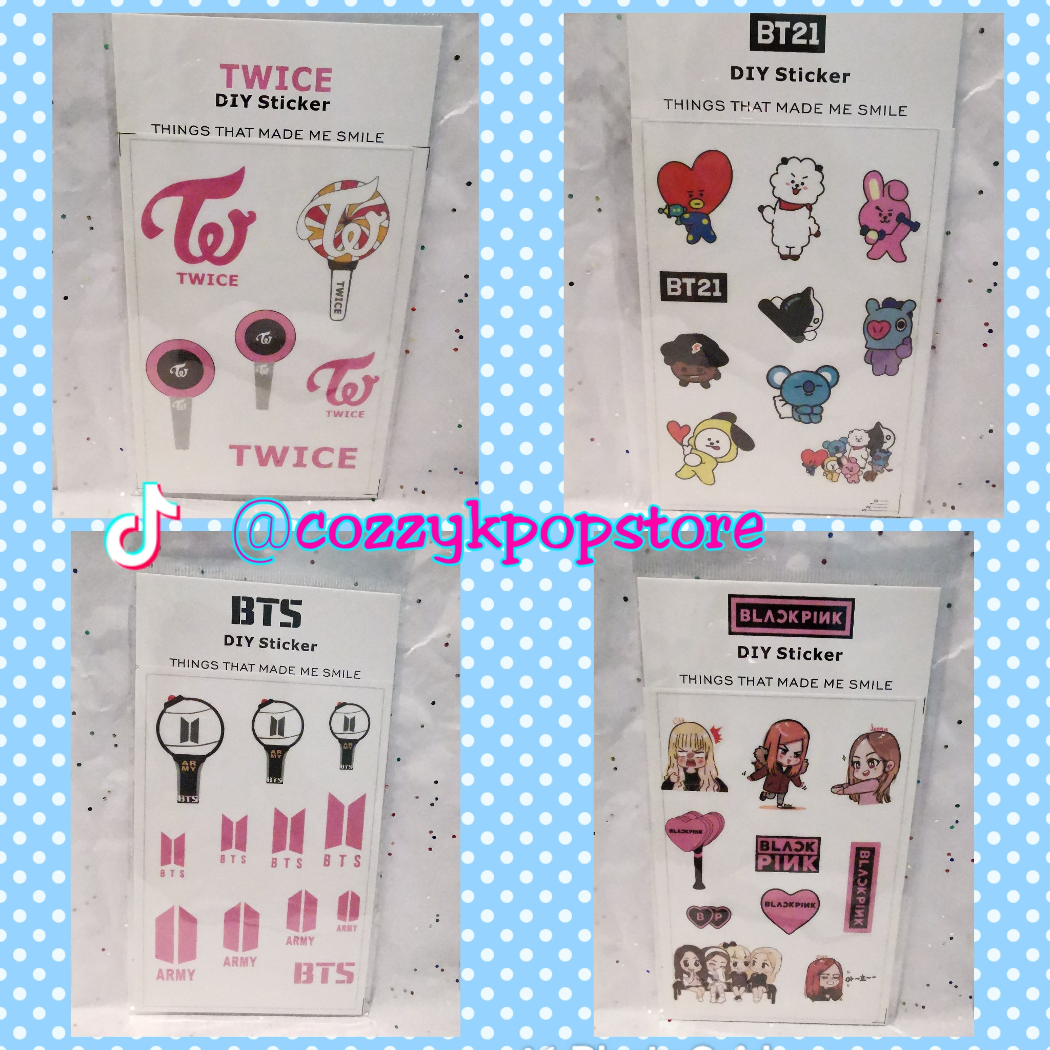 Diary sticker BTS Diary Sticker Blackpink Diary Sticker Twice Etsy