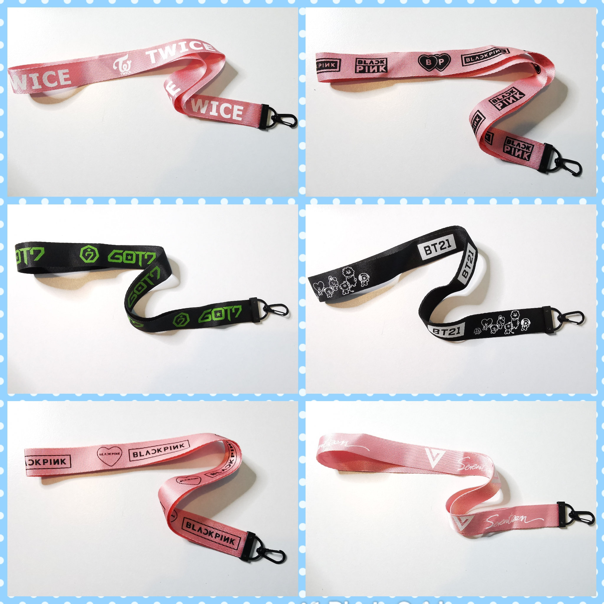 BTS lanyard Blackpink lanyard Twice Lanyard got7 lanyard Seventeen La…