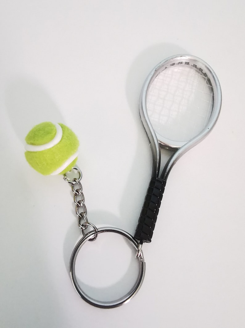 Tennis Racket Keychain tennis Keychain tennis keyring sport keychain Racket keychain