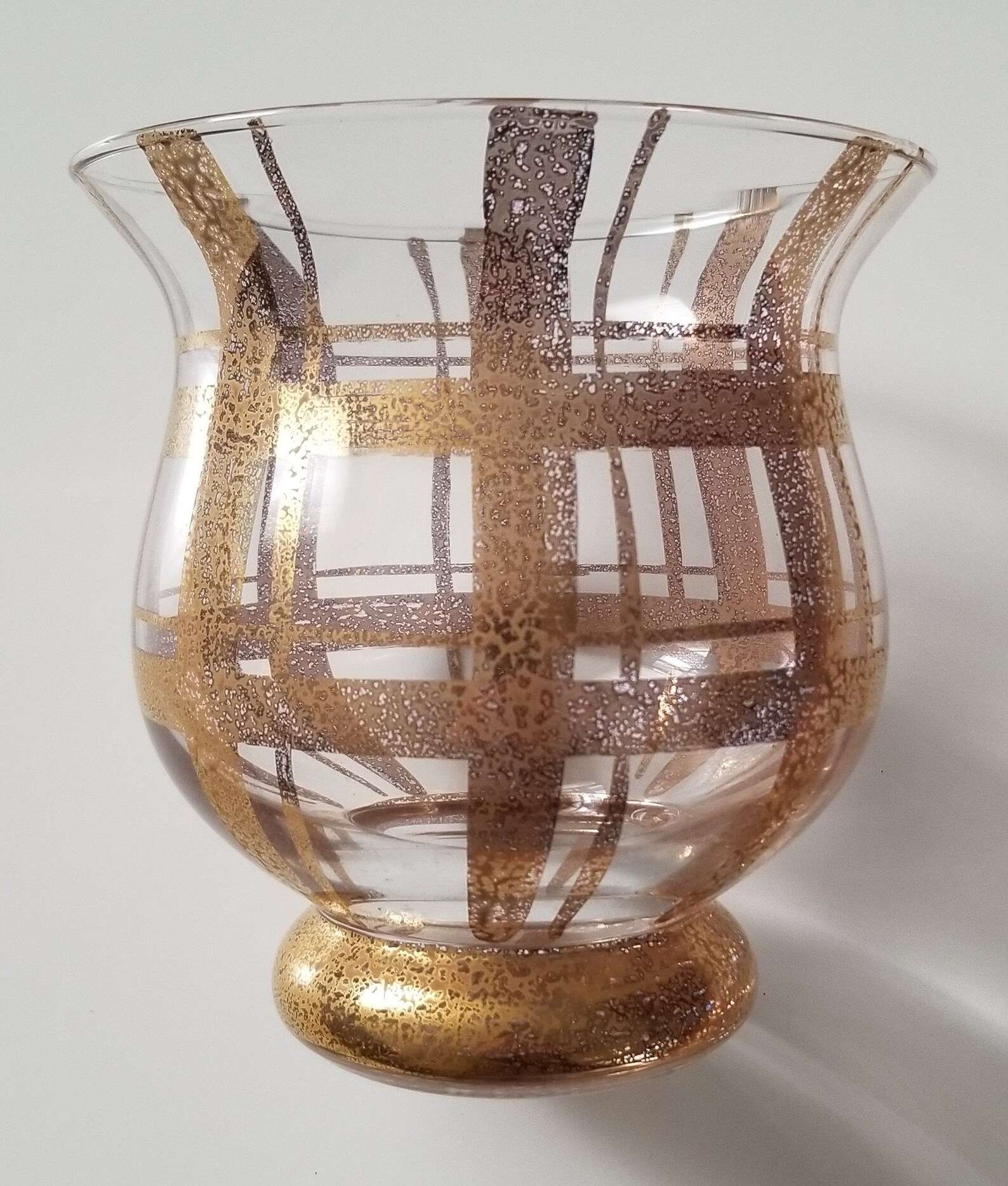 Home Décor Gold Glass Hurricane Candle Holder Candle Holder Etsy