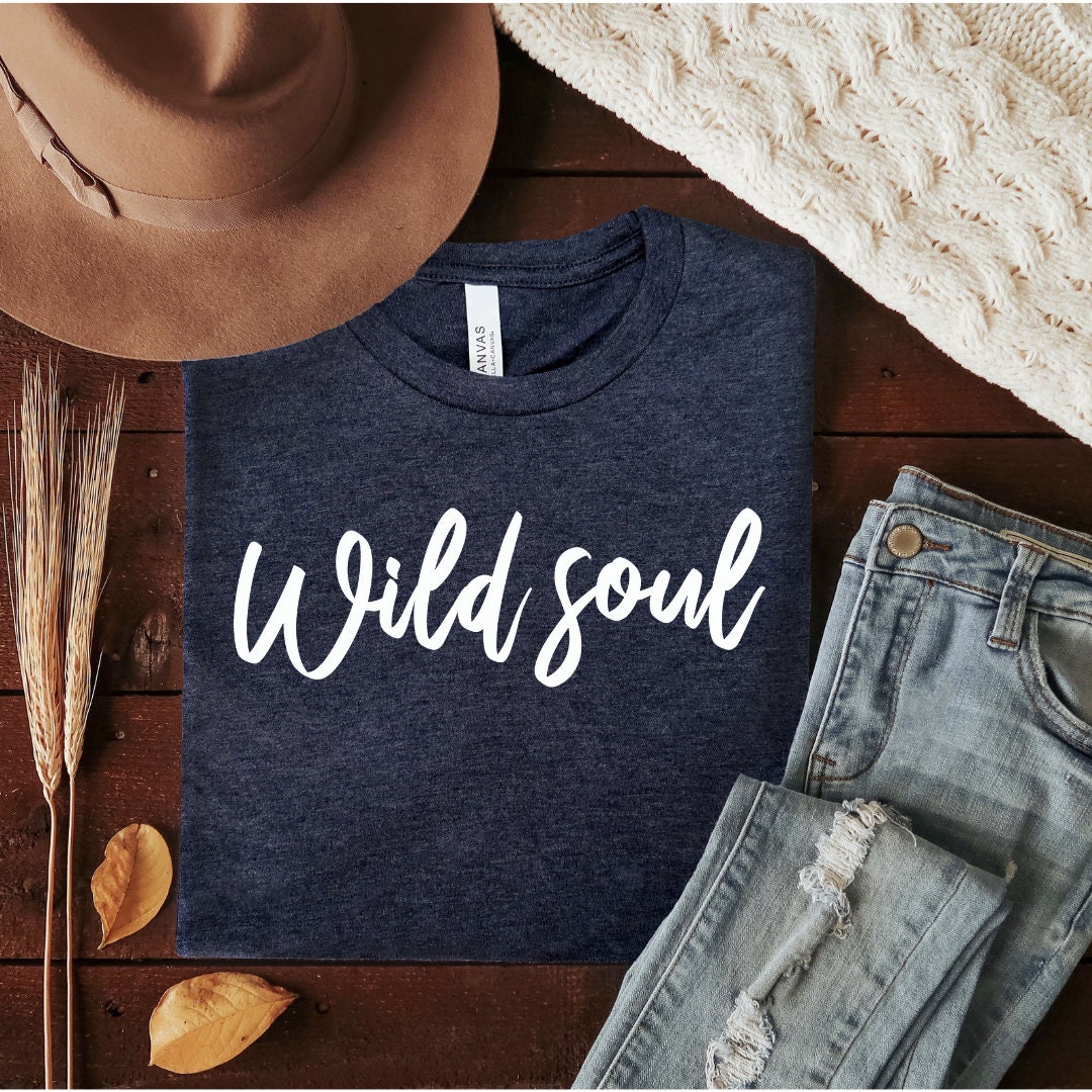 good woman wild soul strong heart t shirt