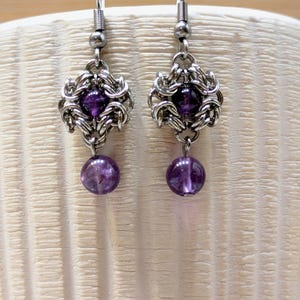 Orecchini Donna Con Zircone Blu, Argento Placcato 925, Design Unico, Gioiello Moda Per Ragazze - 3