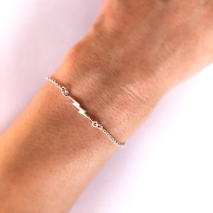 925 Silver Bracelet, Minimalist Bracelet, Subtle and Elegant.Gift Idea for her