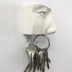 Key holder for wall, Wall hook and magnetic key holder, Whimsical wall hook, Unique wall key holders and hook racks, Her eye, She, Wink eye