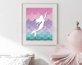 Mermaid Room Decor Etsy Mermaid Room Decor Etsy