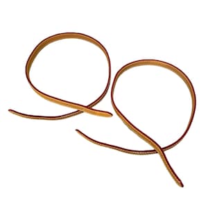 One Pair Genuine Honey patina Vachetta leather strap replacement For Louis Vuitton Bucket PM & GM Should Bags adjustable 28-inch - Set of 2