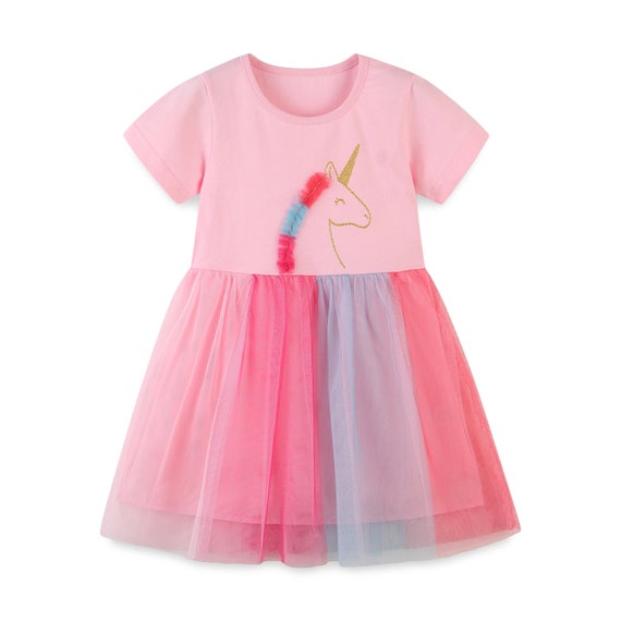 Cute Unicorn Tutu Girls Dress for 