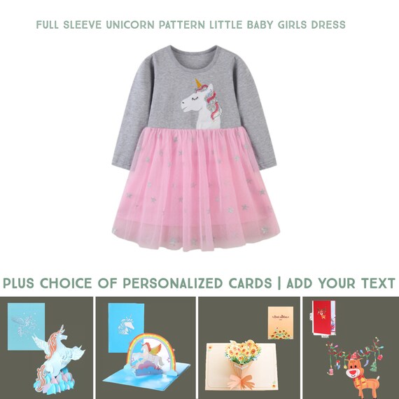 Prinzessin Tüllkleid Für Mädchen 1-3 Jahre - Geburtstagsfest Kleid Mit Krone