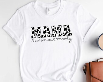 Cow print shirt - Etsy Nederland