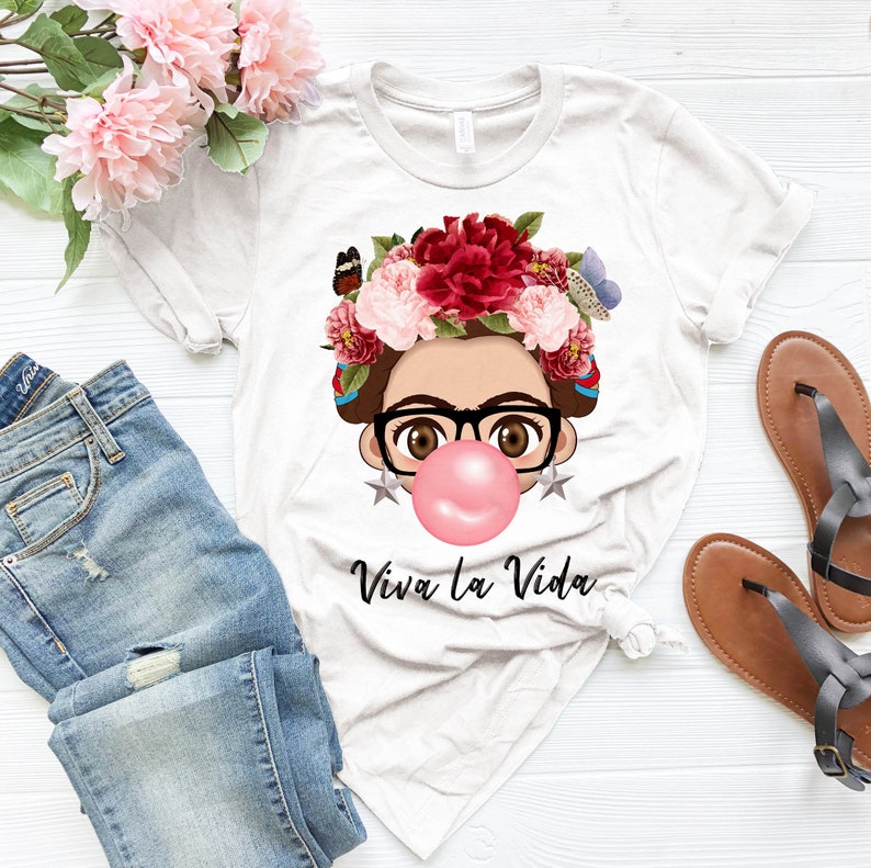 Frida Kahlo Frida Tee Gift For Her Frida Kahlo shirt- Frida Kahlo Gift Frida Kahlo Cartoon