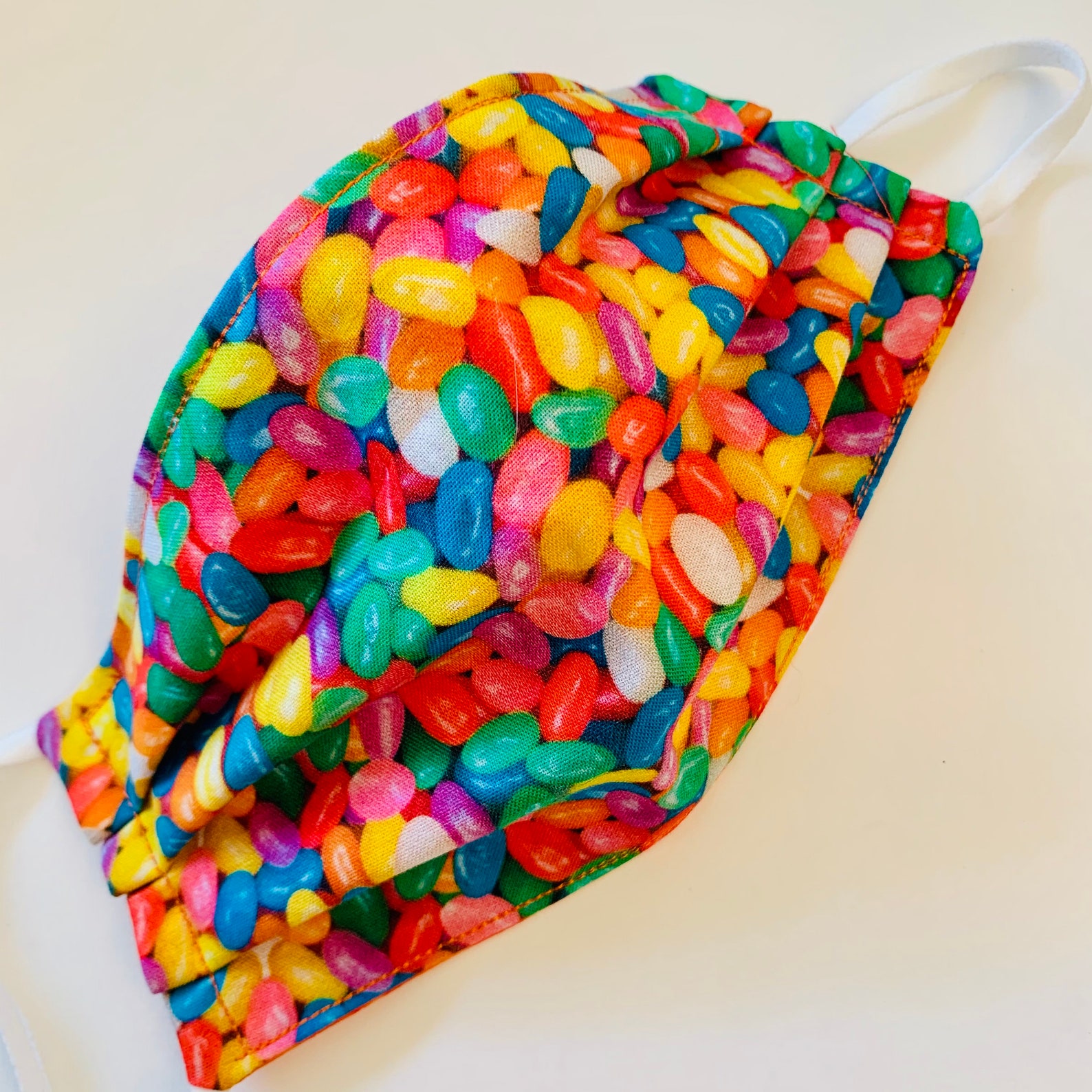 Jelly Bean Face Mask Jellybean Hair Scrunchie Set Washable Etsy