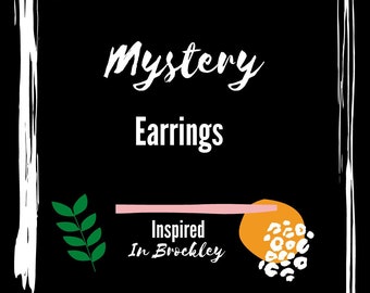 Mystery Earrings | Statement Earrings | Polymer Clay