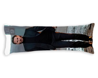 navy mudcloth pillow