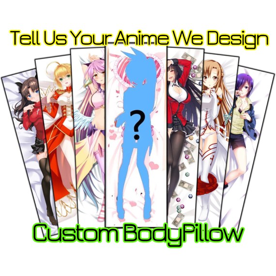Custom Anime Body Pillow Anime Body Pillow Custom Body Etsy