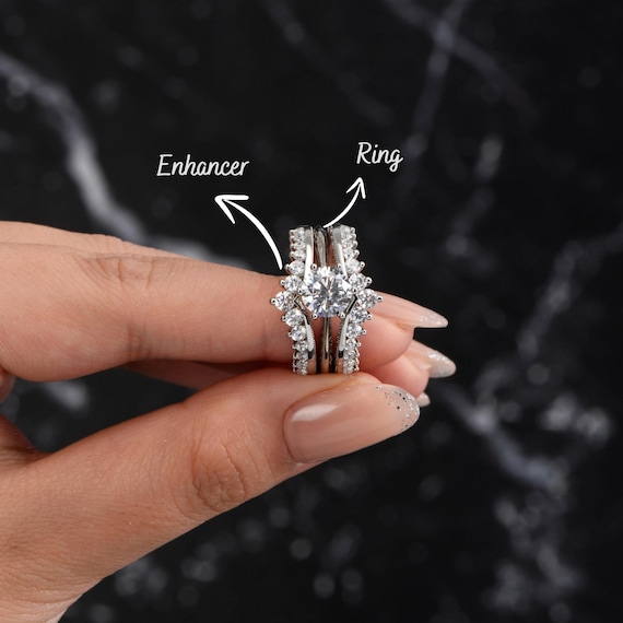 Travel Rings Good Quality Fake Engagement Rings For Women 1CT CZ