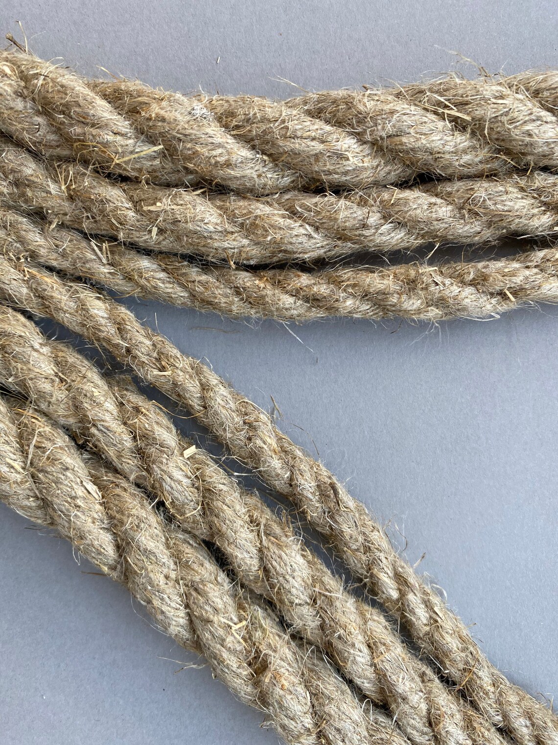 Twisted Linen Rope 10 Meters Macramé Crafting Cord Natural | Etsy