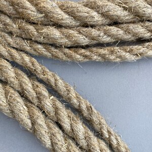 Twisted Linen Rope, 10 Meters Macramé Crafting Cord Natural Color Rope ...