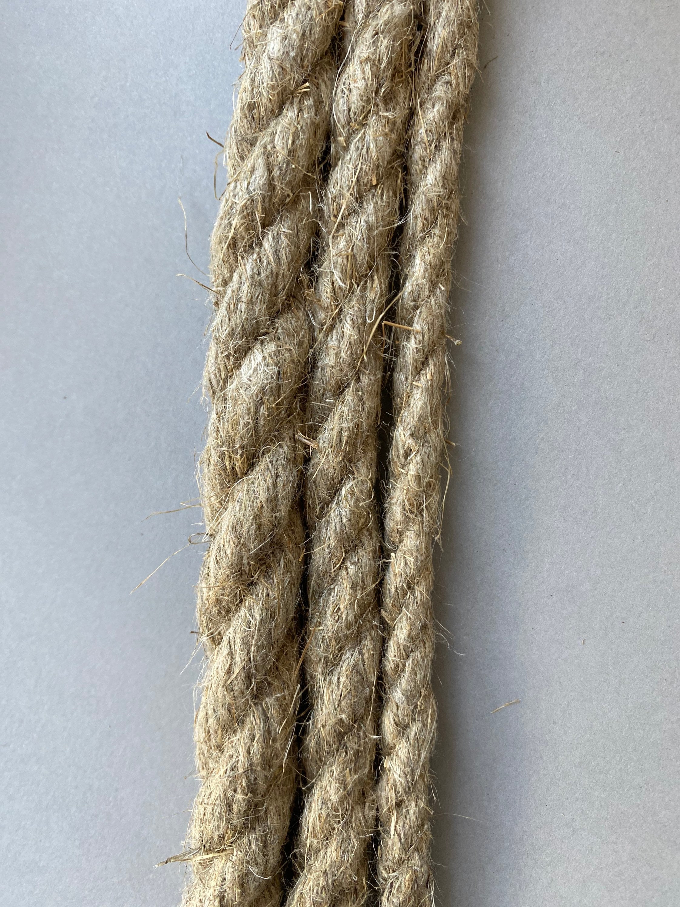 Twisted Linen Rope, 10 Meters Macramé Crafting Cord Natural Color Rope ...