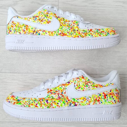 neon air force 1 kids