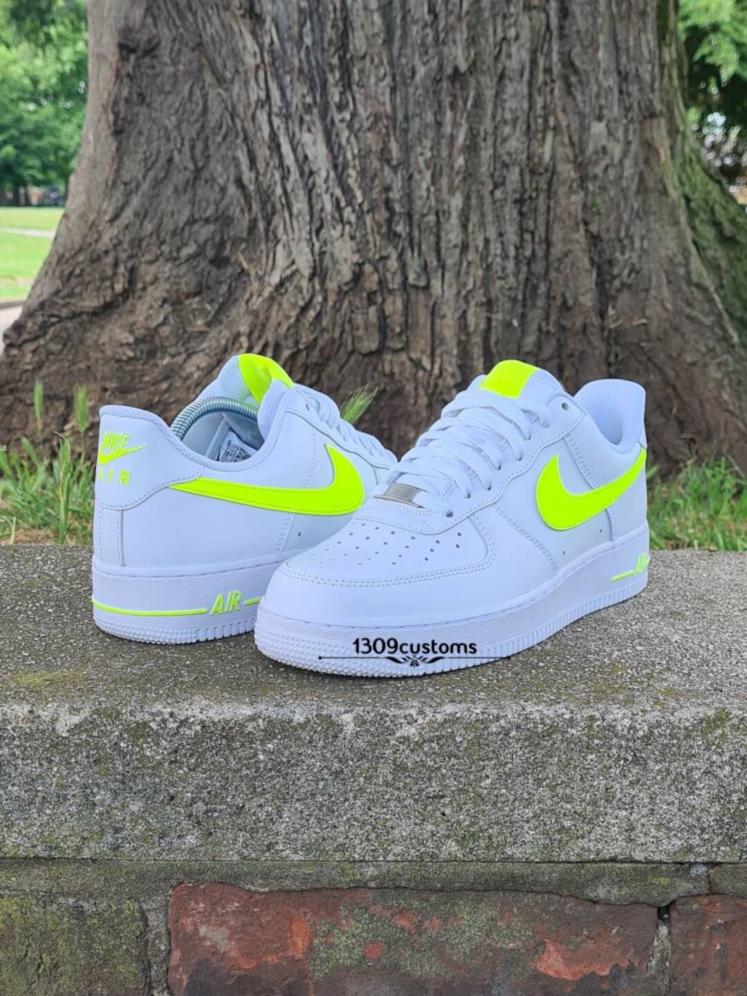 custom air force 1 neon
