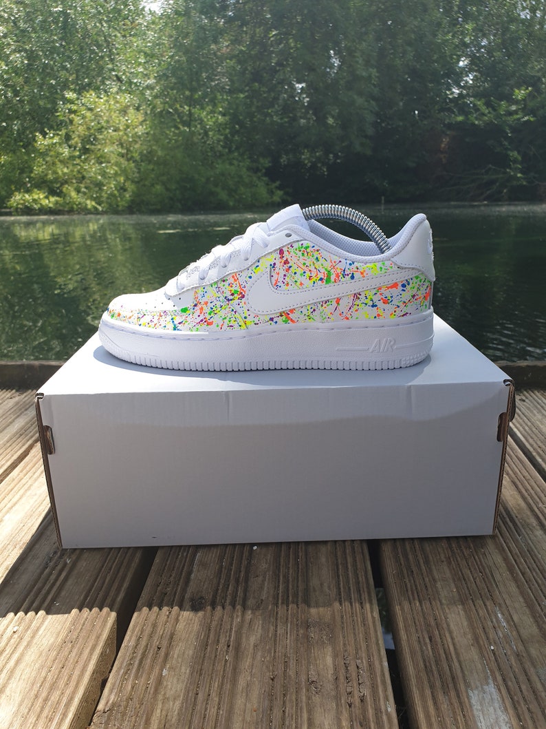 custom air force 1 neon