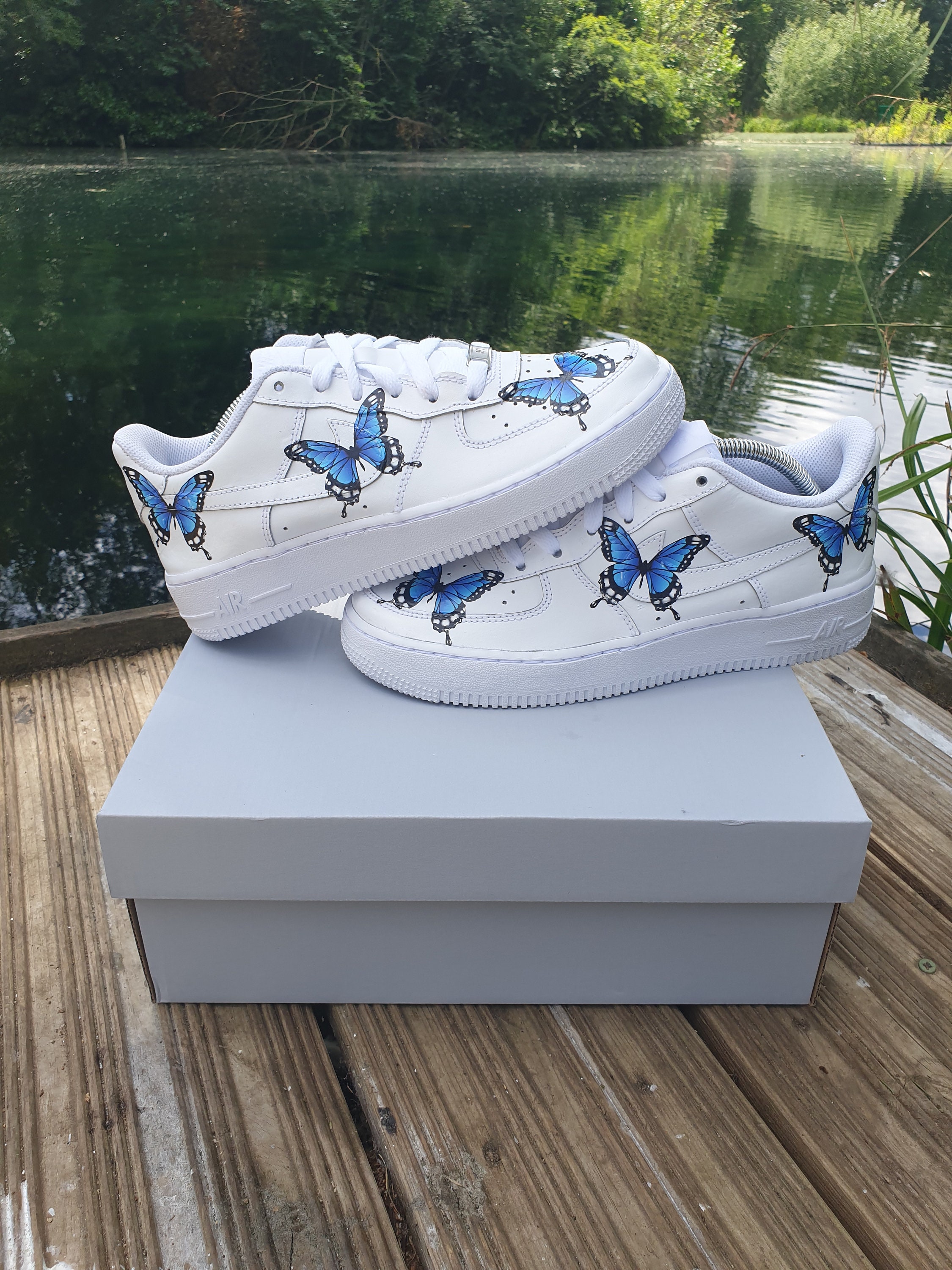 custom air force 1 butterfly