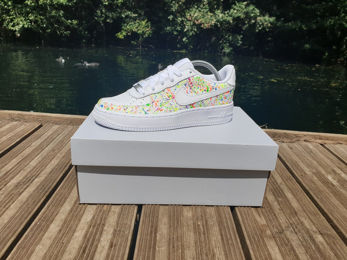 custom air force 1 neon