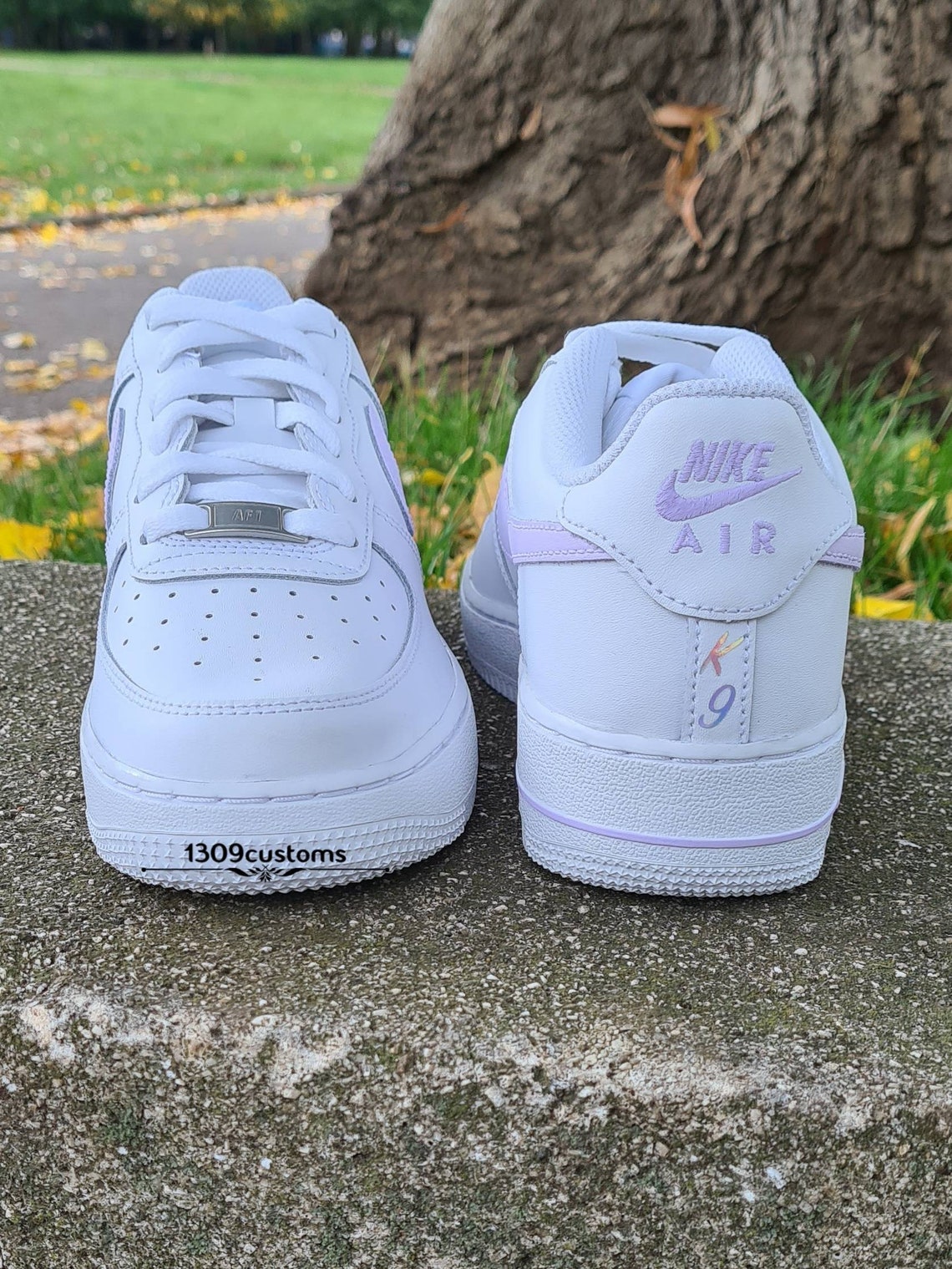 Custom Air Force 1 Painted Af1 Trainers Shoes Purple Lilac | Etsy UK