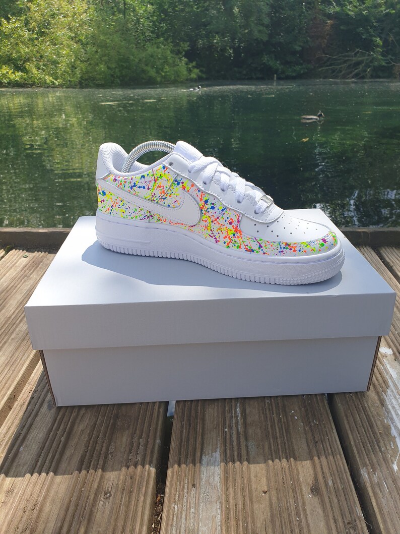 neon air force 1 junior
