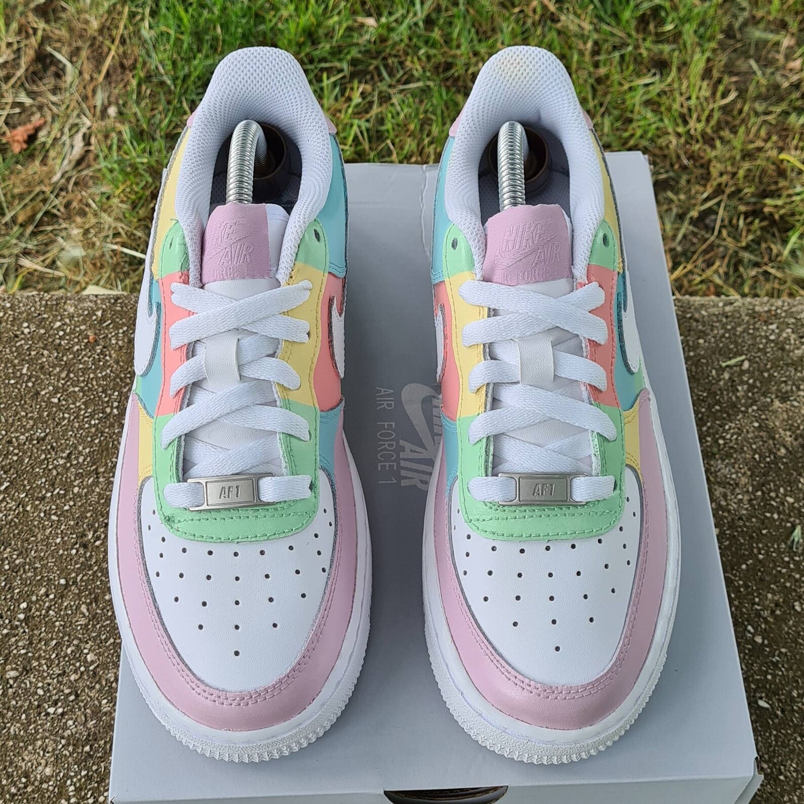pastel painted air forces