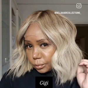 GIGI 10 inches Gorgeous Ready to wear High-Quality Handmade Brazilian bob lacefront wig