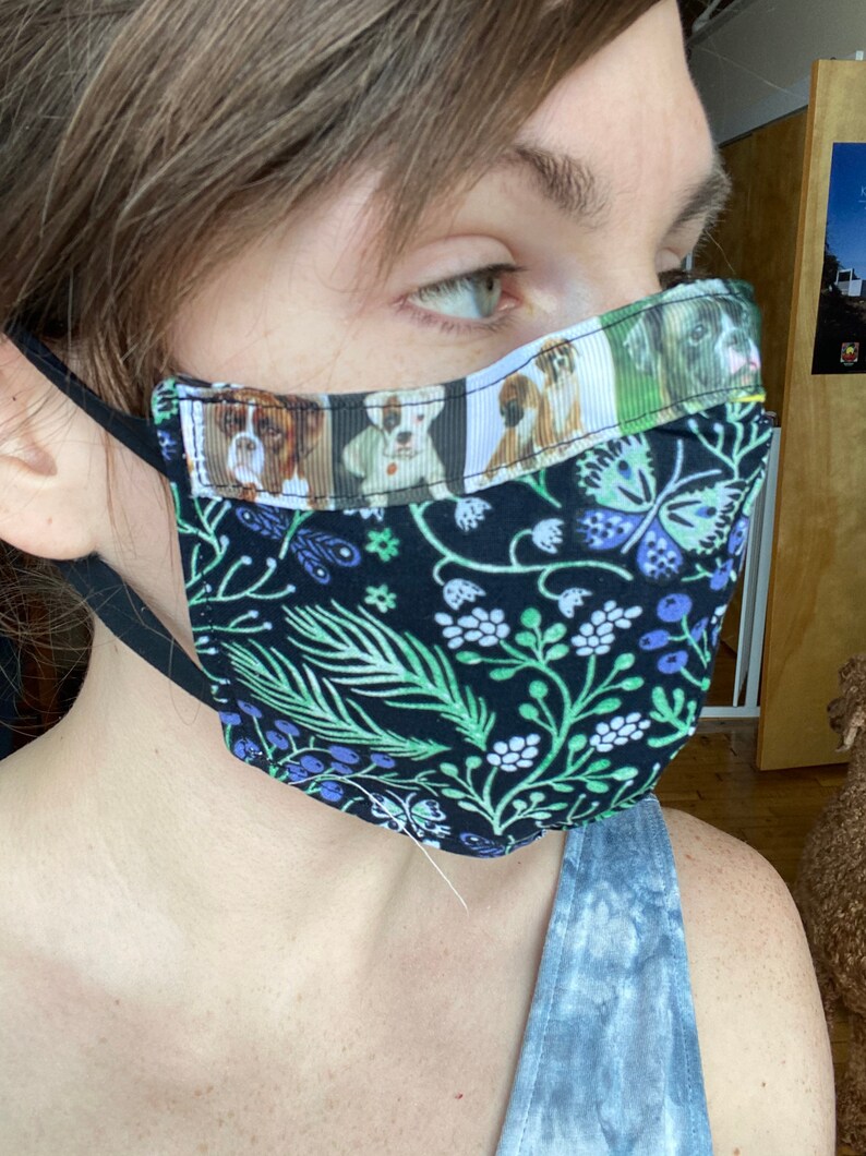 Boxer Face Mask With Sewn in Nose Wire Etsy