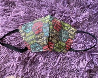 Shakespearean insult reusable face mask