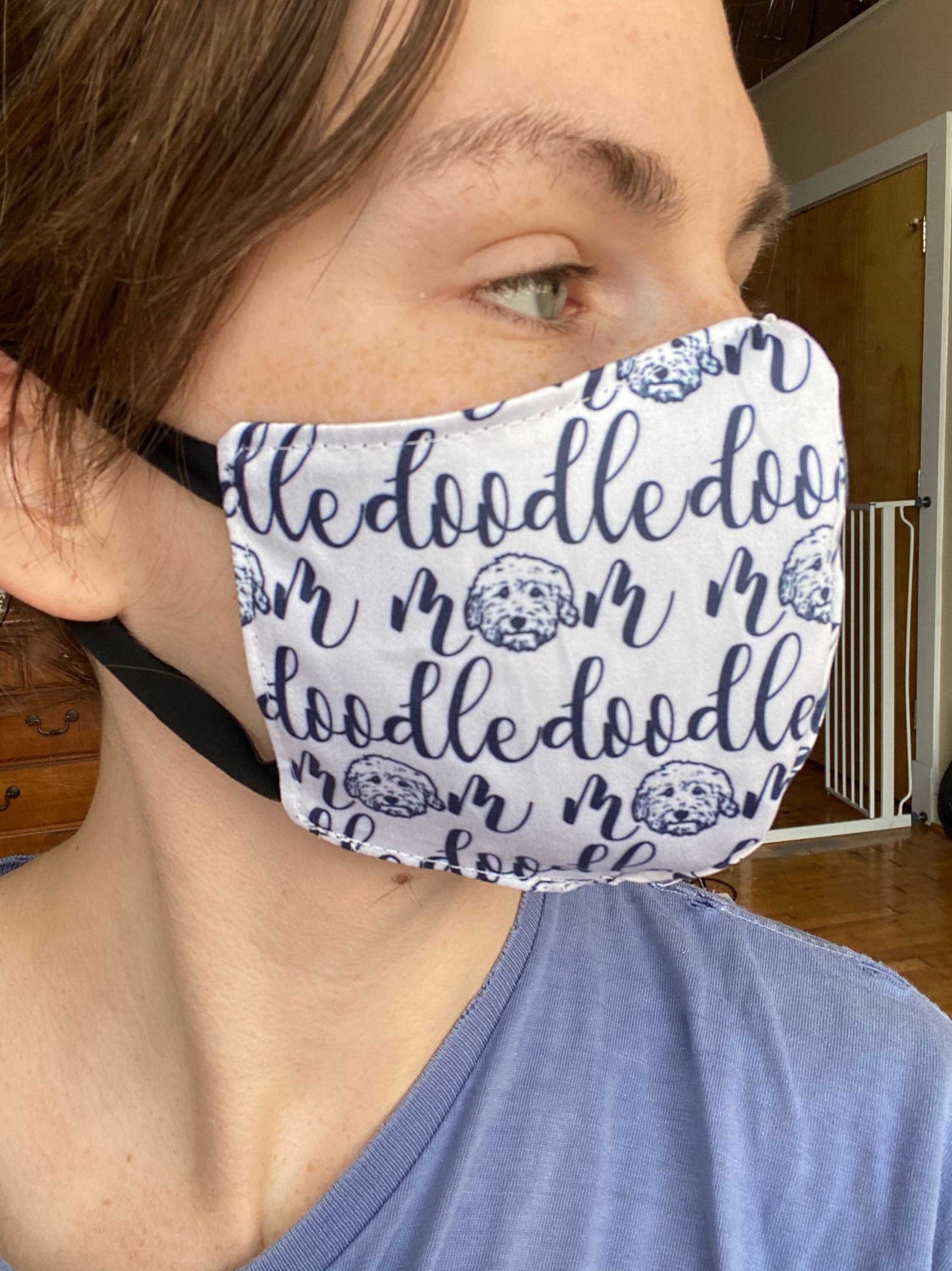 Doodle mom reusable face mask