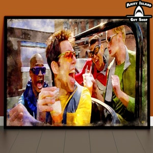 Impressão de parede Zoolander Orange Mocha Frappuccino / Ben Stiller / Derek Zoolander Blue Steel / Presente para fãs de cinema / Pôster para home theater