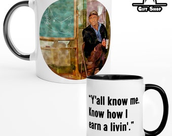 Quint 'Y'all Know Me' Mug - Jaws Movie Ceramic Mug