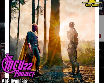 Avengers Age of Ultron Art Print: Vision vs Ultron (12x12)