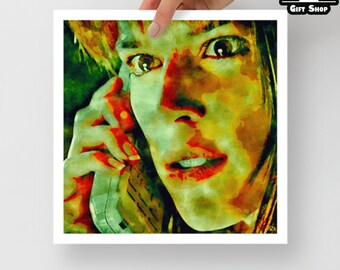 Sidney Prescott Scream Art Print: Scary Movie Poster, Horror Fan Gift