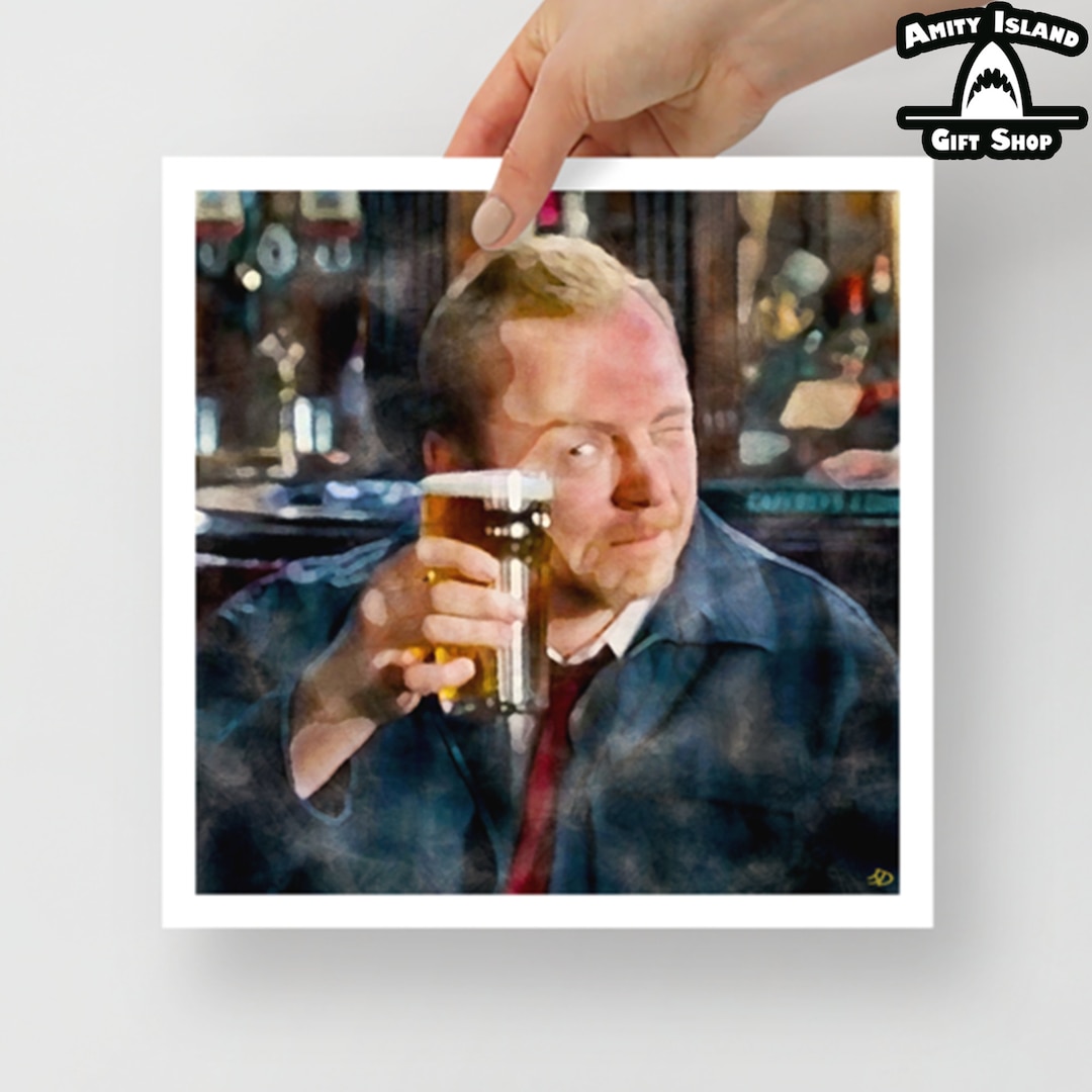 Shaun Of The Dead Art Print Winchester Pub Zombie Comedy Etsy shaun-of-the-dead-art-print-winchester-pub-zombie-comedy-etsy