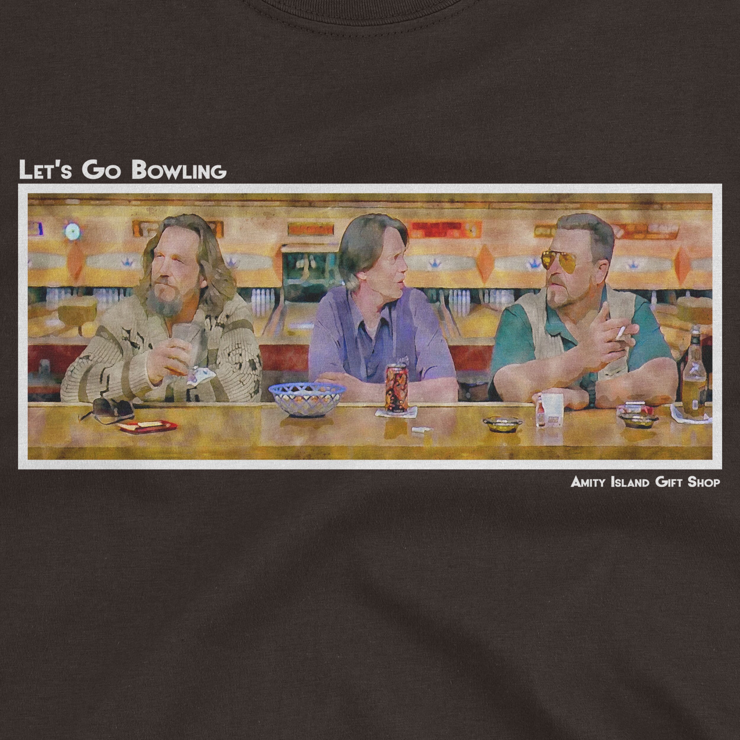 Let's Go Bowling  - Unisex Softstyle T-Shirt - Big Lebowski Fan Gift