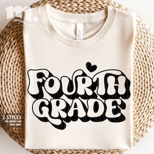 Fourth Grade SVG, 4th Grade Svg, Team Fourth Grade Svg, 4th Grade Teacher, Teacher Team Shirts, First day of School Svg, Back To School Svg