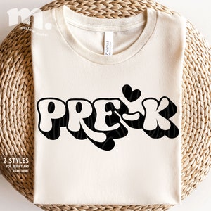 Pre-K SVG, Hallo Pre K Svg, Teacher Team Shirts, Pre K Teacher Shirt Svg, Pre K Crew Svg, First day of School Svg, Back To School Svg Png