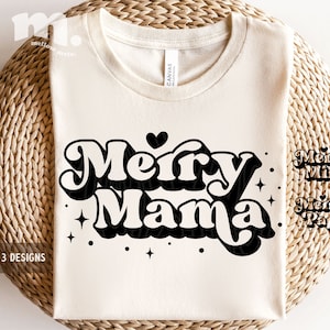 Merry Mama Svg, Merry Papa Svg, Merry Mini Svg, Family Christmas Svg, Merry Christmas Svg, Christmas Jumper Svg, Winter Svg, Christmas Png
