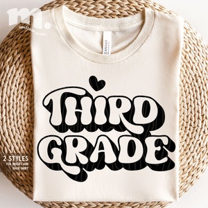 Third Grade SVG, 3rd Grade Svg, Team Third Grade Svg, 3rd Grade Teacher, Teacher Team Shirts, First day of School Svg, Back To School Svg