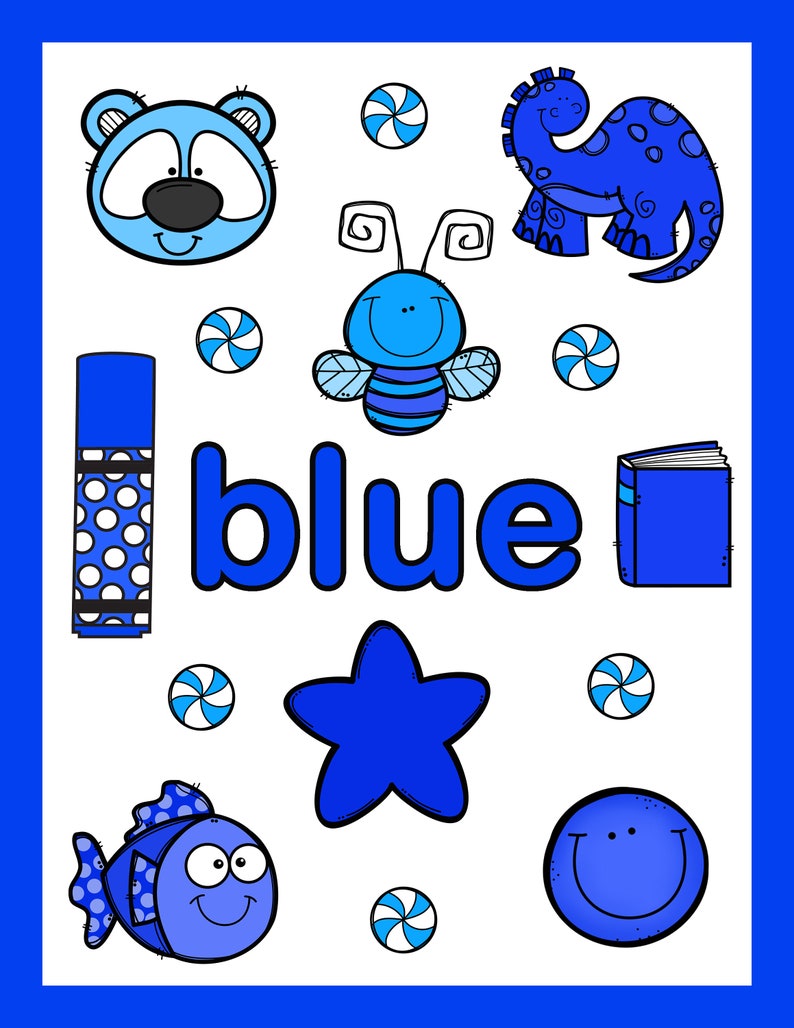 Colors Flash Cards Preschool Kindergarten Homeschool | Etsy