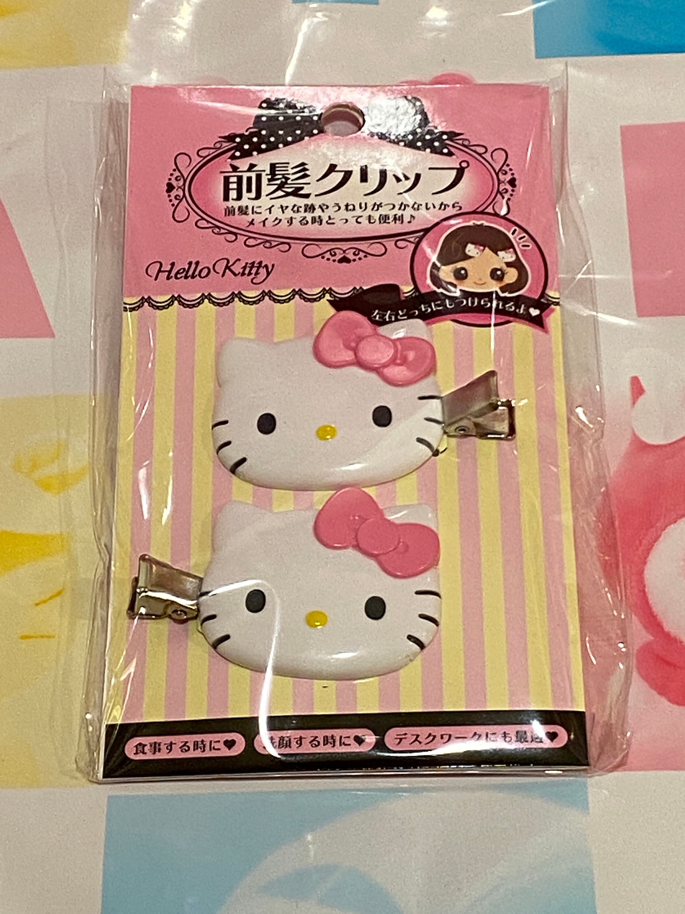Sanrio Original Hello Kitty Hair Clips Set New Condition Etsy