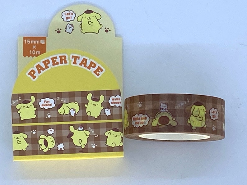 New For Collection For 2020 Sanrio Original PomPomPurin Paper Tape AUTHENTIC
