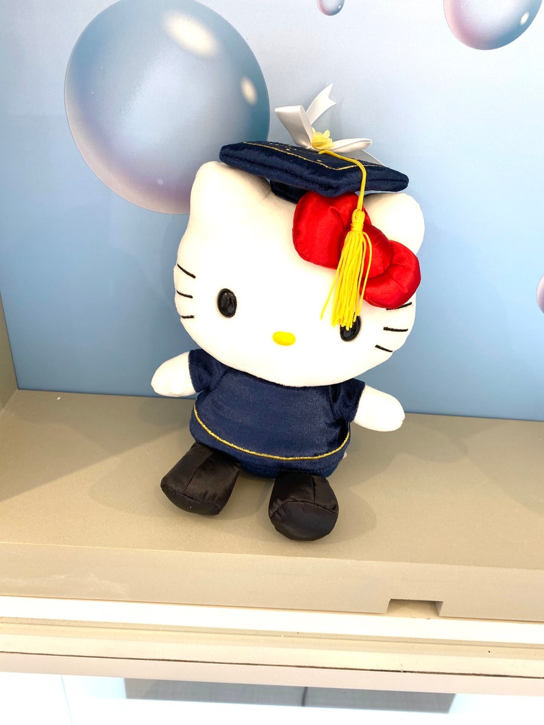 Sanrio Original Hello Kitty Graduation Plush Large. New Etsy