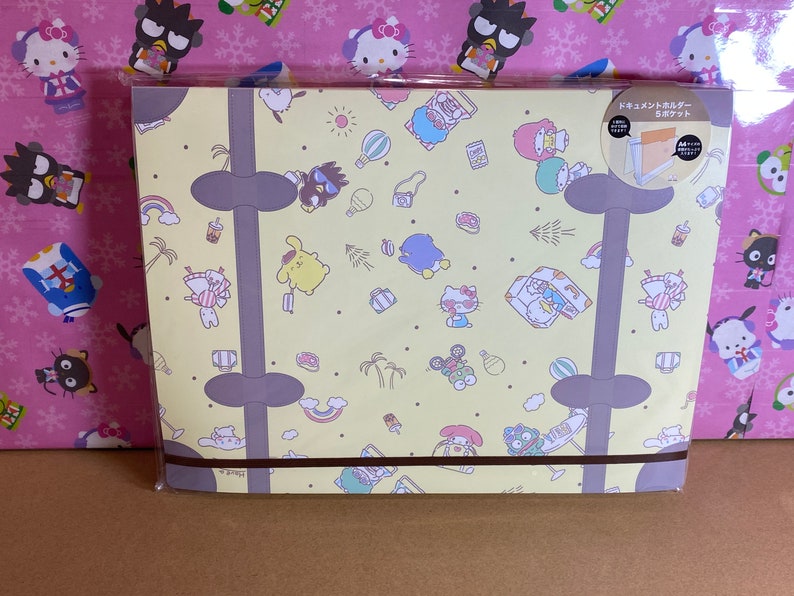 New Collection For 2020 AUTHENTIC New Condition Sanrio Original Characters Pocket Folder Organizer With 5 Divider